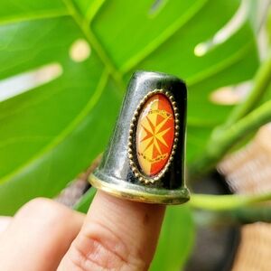 Vintage Malta Gozo Crest Thimble